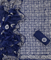 Block Print Elegant Cotton Suit Set - Yanchi